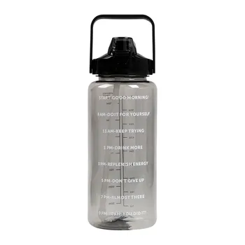 2000ml קיבולת גדולה פלסטיק קש מים כוס ספורט, בקבוק מים גבוה ערך חיצוני קמפינג שותה כלים למבוגרים אוניברסלי